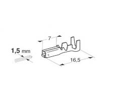 ※メス端子適用電線0.75～1.5mm2　10個入り