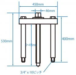 ベアリングレースプーラーのみ