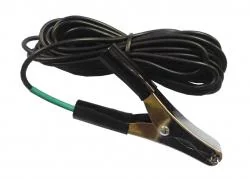 ワニ口クリップ配線コード緑