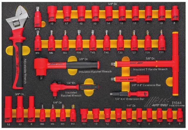 7段工具箱黒色 絶縁工具セット