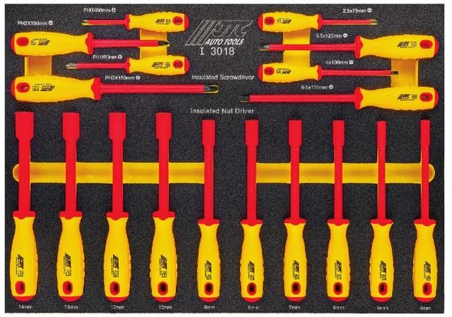 7段工具箱黒色 絶縁工具セット