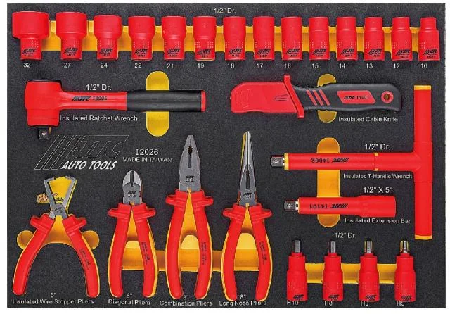 7段工具箱青色 絶縁工具セット