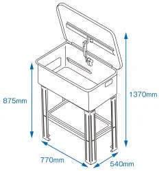洗浄台70L（洗浄剤付き）