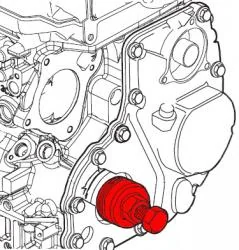 クランクシャフトフロントオイルシールリムーバー