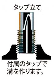 新しいねじ山を作る道具 M12X1.5