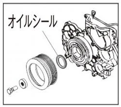 イスズ クランクシャフトフロントオイルシールリムーバー