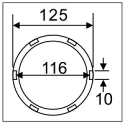 リアアクスルナットソケット(6T)