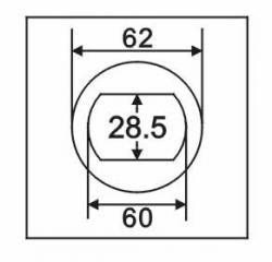 リアスプリングワッシャーソケット