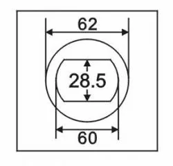 リアスプリングワッシャーソケット