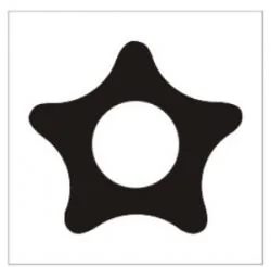 ＊＊10PCS　穴開き5PTスタービットセット