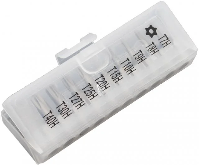 ＊＊10PCS　穴開きスタービットセット