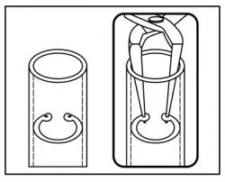 90°スナップリングプライヤー
