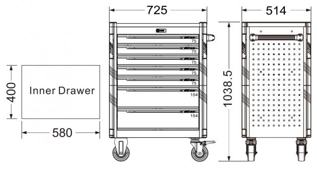 7段工具箱オプションフルセット