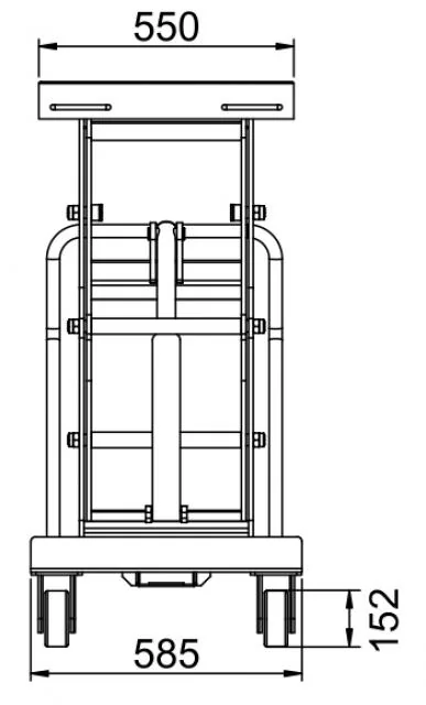 500kg　油圧テーブルリフト