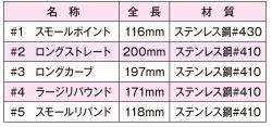 5PCS ステンレスピンセット