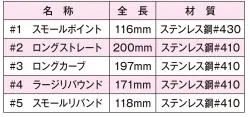 5PCS ステンレスピンセット