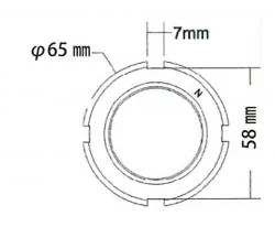 トランスミッションナット用ソケット