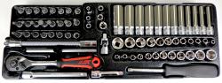 6.3mm　73PCSソケットコンビネーションセット