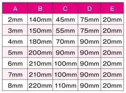 7PCS 平行ポンチセット