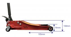低床2.5tガレージジャッキ