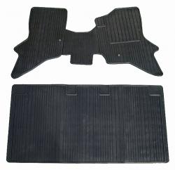 エブリーバン ゴムマット　リヤシート一体型